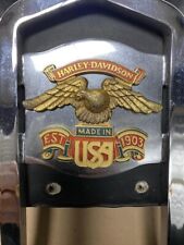 Vintage Harley Davidson Sissy Bar Back Rest Made In The USA Golden Eagle Logo picture