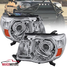 Projector Headlights Fits 2005-2011 Toyota Tacoma Clear Lamps Left+Right 05-11 picture