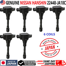 GENUINE Nissan x6 Ignition Coils For 2007-2017 Nissan & Infiniti V6, 22448-JA10C picture