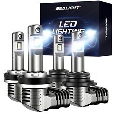 SEALIGHT 9005 H11 LED Headlight Bulbs Conversion Kit High Low Beam Bright White picture