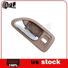 Fits 94-97 Honda Accord LH Door Handle Chrome Beige Inside Front Driver Side picture