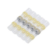 Yellow 100PCS Solder Sleeve Heat Shrink Tube Terminal Connector 12-10AW picture