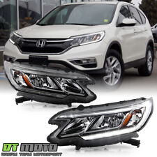 For 2015-2016 Honda CRV EX |EX-L | SE w/ LED DRL Headlights Headlamps Left+Right picture