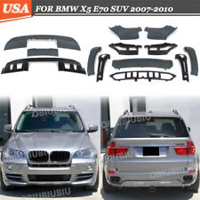 For  2007-2010 BMW E70 X5 SUV M Sport Body Kits Front Splitter+Rear Diffuser Lip picture