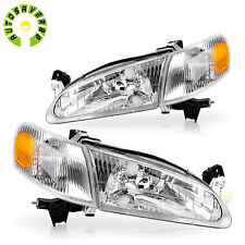 For 1998-2000 Toyota Corolla Combo Set Headlights & Corner Parking Lights picture