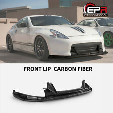 For Nissan Fairlady 09-12 370Z Z34 Zenki TS Style Carbon Fiber Front Lip Parts picture