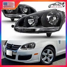 Headlight Assembly For 05-10 Jetta Volkswagen Sedan Wagon Left Right Clear picture