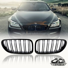 Gloss Black Front Kidney Grille Grill 2012-2018 for BMW M6 F06 F12 F13 650i 640i picture