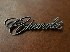 Chevrolet Script Emblem/Name Badge 1969-76 Logo OEM Original Vintage picture