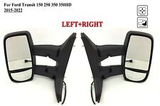 Pair Right and Left Long Arm Door Mirror For 2014-2022 Ford Transit 150 250 350 picture