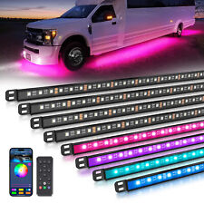 MICTUNING N8 Car Underglow Light Bar for RV，Chasing Color RGBW LED Wireless App picture