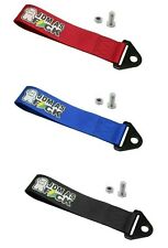 JDM AS FCK Strong Brid Tow Strap Front Rear Towing Hook Red Blue Black Mom Sup picture