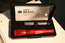 Roush Tool Kit Mustang Trunk Mounted RED MINI MAG LITE NEW REPRODUCTION 5 3/4