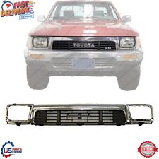 Fits 1989-1991 Toyota Pickup 4WD Front Grille And Left Right Headlamp Bezels 3PC picture