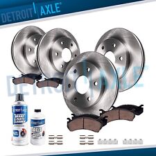 10pc Front Rear Brake Rotors Ceramic Brake Pads for 2015 2016 2017 Ford F-150 picture