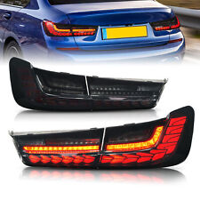 GTS Tail Lights For 2019-2024 BMW 330 340 G20 G80 M3 3-Series LED Lights Smoked picture