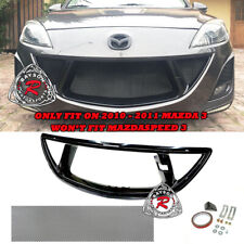 Fits 10-11 Mazda 3 4/5dr (Won't Fit MazdaSpeed3) GV-Style Front Mesh Grill (ABS) picture