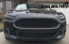 13-16 Ford Fusion headlight + fog light tint cover vinyl overlays smoked picture