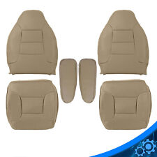For 1992-1996 Ford Bronco Eddie Bauer Driver&Passenger Complete Seat Covers Tan picture