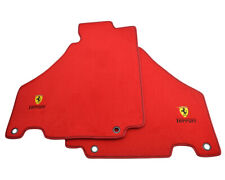 Floor Mats For Ferrari 360 Modena With Ferrari Emblem Red Carpets Set LHD NEW picture