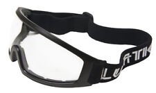 Lunatic Motorcycle Riding Glasses / Goggles Adult - Black - Clear - Single Lens picture