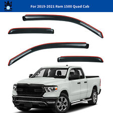 In-channel-mix Window Visor Deflector Rain Guard for 2019-2024 Ram 1500 Quad Cab picture