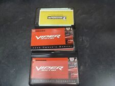 2006 Dodge Viper SRT10 Coupe Convertible Owner Manual User Guide Set 8.3L V10 picture