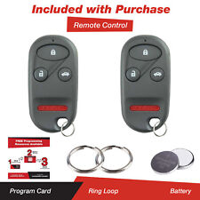 2x For 1998 1999 2000 2001 2002 Honda Accord Keyless Entry Remote Key Fob picture