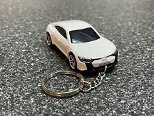 Audi E-Tron Etron White Keychain Hot Wheels Matchbox picture