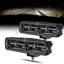 2X 6inch LED Work Light Bar Driving Fog Offroad Pods Flood Spot SUV ATV Truck US picture