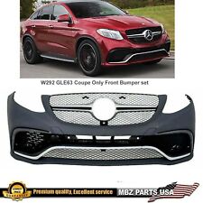 GLE 63 AMG Coupe Bumper Front Body Kit Grille GLE 2015 2016 2017 2018 2019 W292 picture