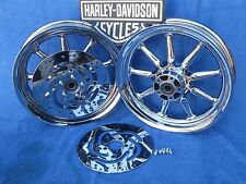 Harley 9 Spoke CHROME BEST BUY Electra Glide Sliders included ABS & Rotors  picture