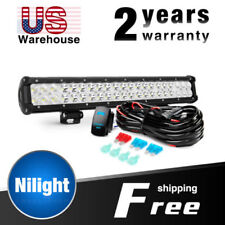 Nilight LED Light Bar 20Inch 126w Spot Flood Combo Light with Wiring Harness Kit picture