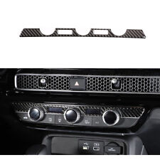 Real Carbon Fiber A/C Air Condition panel  Trim Cover For Honda Civic 2022+ picture