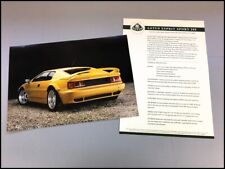 1994 1993 Lotus Esprit Sport 300 Original 1-page Car Brochure Leaflet Fact Card picture