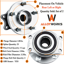 Pair Rear Wheel Hub Bearing for 2005-2009 2007 2008 Subaru Outback Legacy 512293 picture