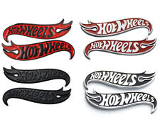 Pair OEM Hot Wheels Edition Deck Lid Emblems Badge 3D logo Hotwheels  picture