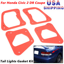 US Red Tail Lights Gasket Set For 1996-2000 Honda Civic 2DR Coupe 1.6L X DX EX-R picture