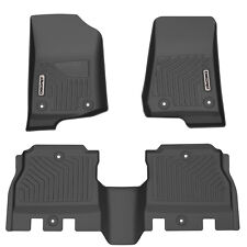 OEDRO Floor Mats Liners 3D TPE Rubber Carpet for  2018-2024 Jeep Wrangler JL picture