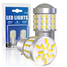 1156 7506 LED Reverse Backup Light Bulbs White 6000K Canbus Error Free 2x picture