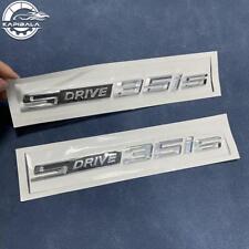 2x SDrive35is SDrive Letter Fender BADGE EMBLEM For Z4 E89 3.5i 35is S Drive 35 picture