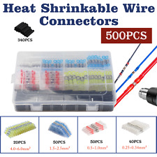 500PCS Solder Sleeve Seal Heat Shrink Butt Wire Waterproof Connectors Terminals picture