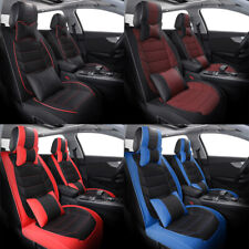 5-Seats Car Seat Covers PU Leather Front+Rear SUV Cushion All Weather For Nissan picture