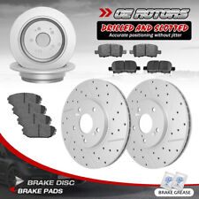 For 2002 2003 2004 Honda Odyssey Front & Rear Disc Rotors and Ceramic Brake Pads picture