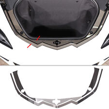 Front Trunk Nose Gloss Stainless Plate Cover Set Fit For Corvette C8 2020-2023 picture