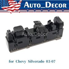 Front Driver Left Power Window Switch Fits 03-07 Chevy Silverado Cadillac GMC picture