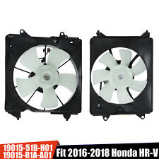 Radiator Condenser Cooling Fan Assembly For 2016-2018 Honda HR-V 19015-51B-H01 picture