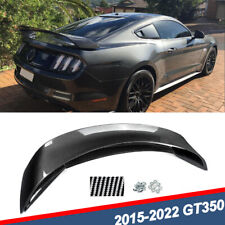 For 2015-22 Ford Mustang GT350 GT350 R Style Trunk Spoiler Carbon Fiber Style US picture