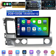 Apple CarPlay For Honda Civic 2006-2011 Android 12 Car Stereo Radio 2+32G  New picture