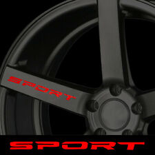 4Pcs Sport Style Car Sticker Door Rims Wheel Hub Racing Decal Auto Accessories picture